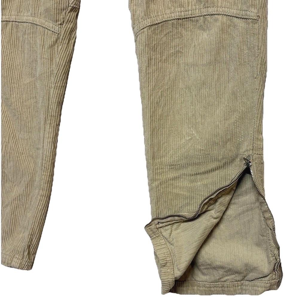 We The Free People Pants London Calling Corduroy Cargo Tapered Leg Boho Sz 28 - Picture 11 of 14
